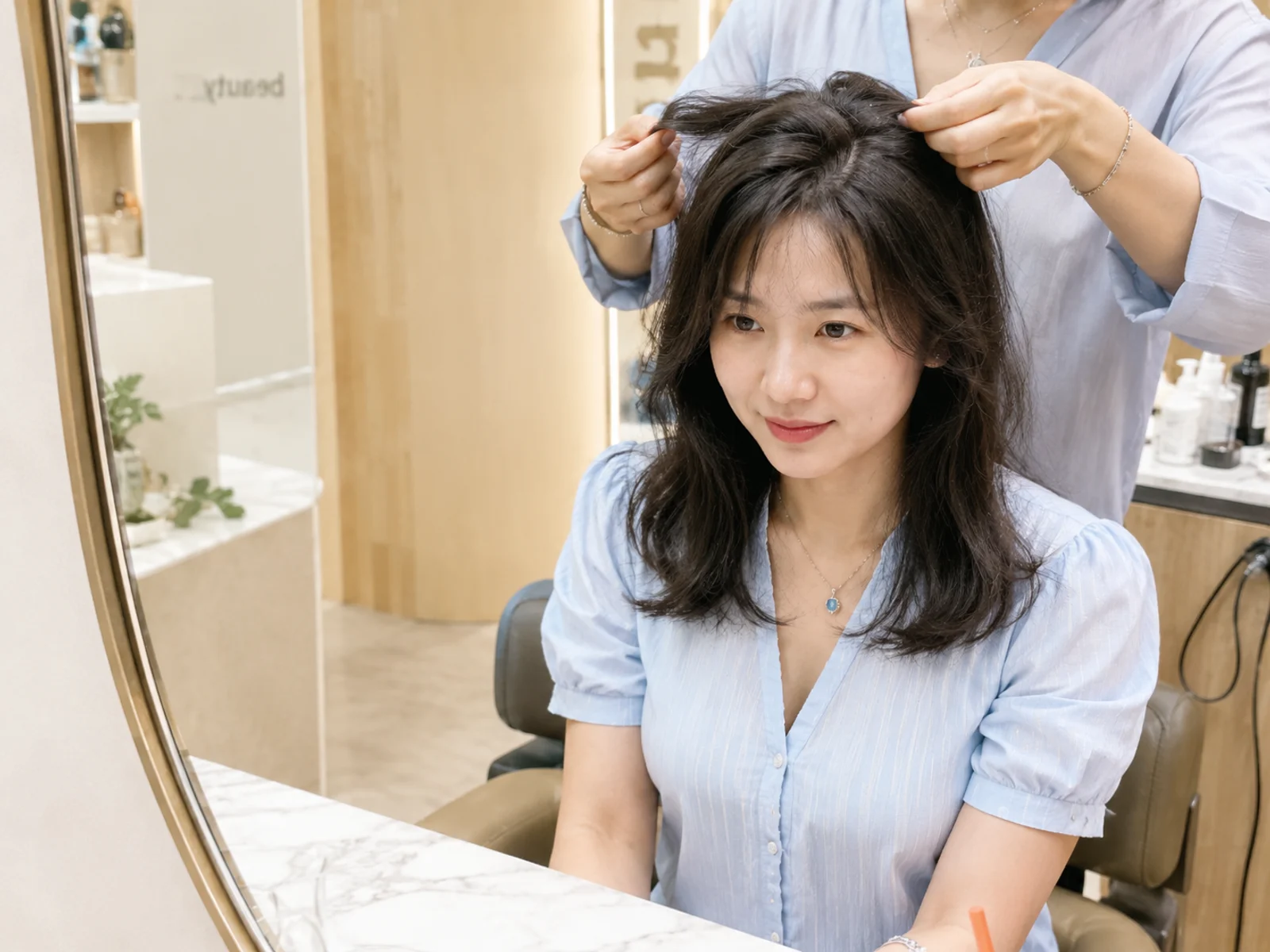 REESE瑞茜假发福田区钟女士｜敏感头皮的高频通勤佩戴边界判断
