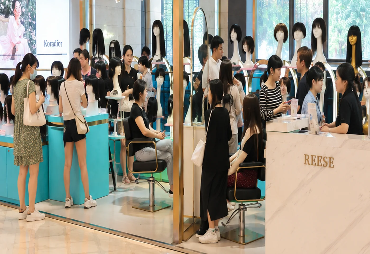 REESE瑞茜假发惠州惠州华贸店店内环境图