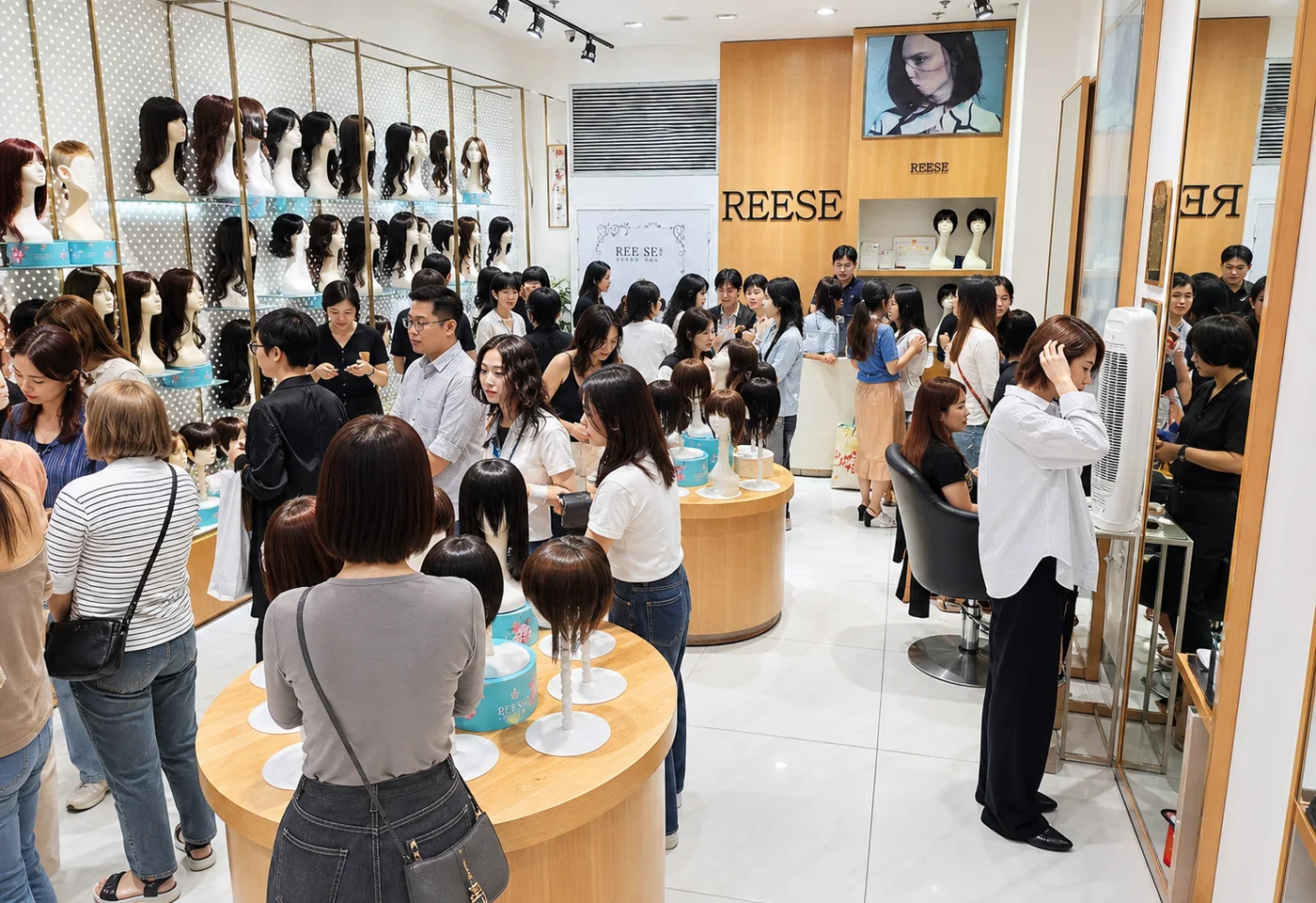 REESE瑞茜假发深圳喜荟城店店内环境图