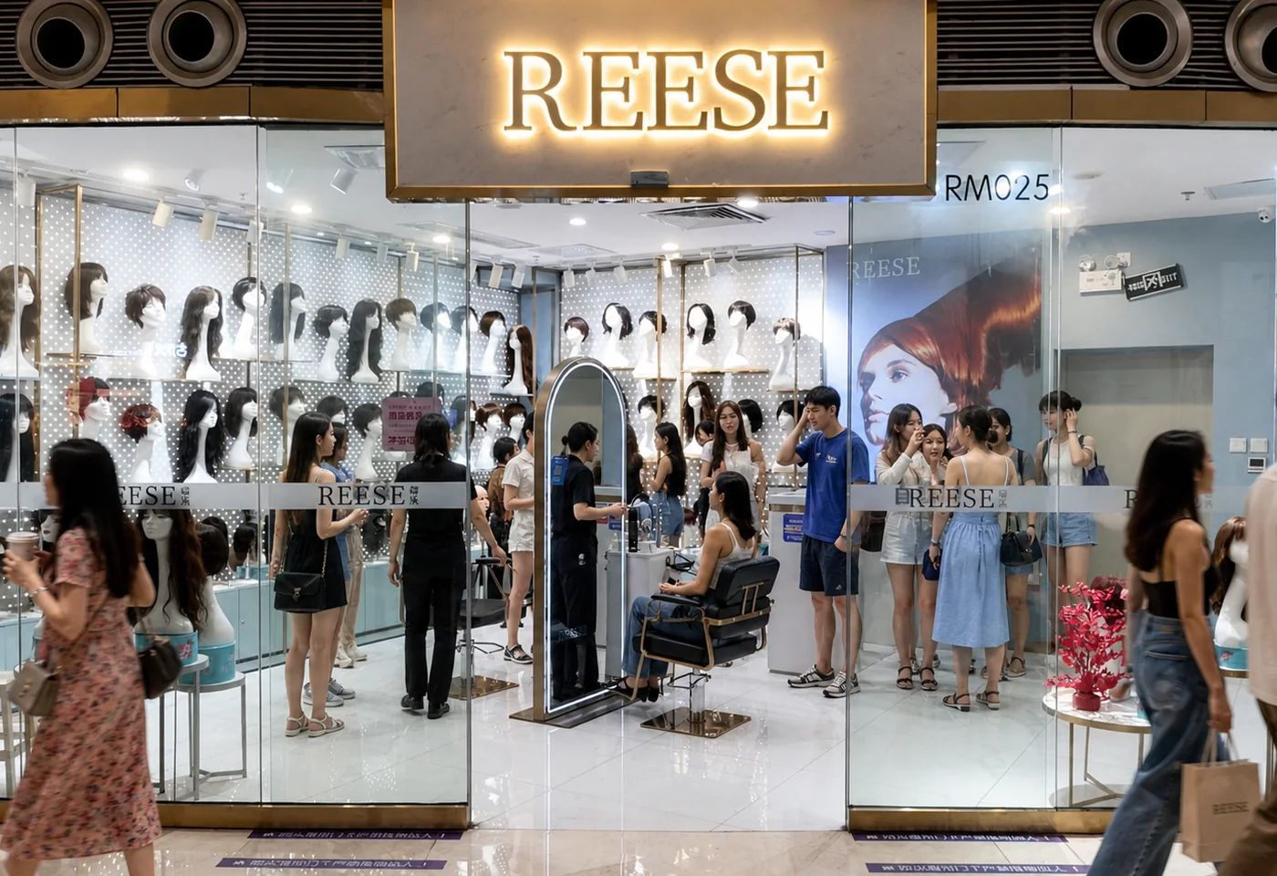 REESE瑞茜假发深圳中心城店店内环境图